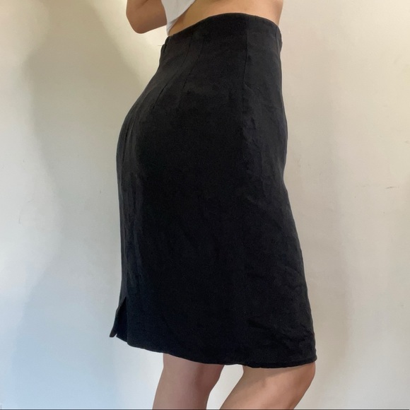 Silk pencil skirt - Picture 3 of 9